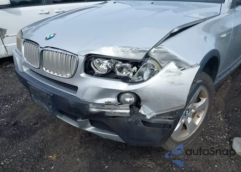 2008 BMW X3 3.0Si из США, поврежденный, VIN WBXPC93498WJ05768